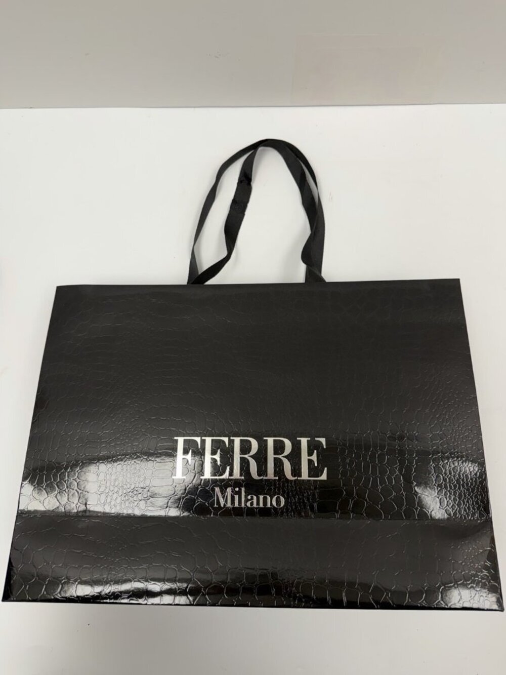 Giantranco FERRÉ Empty Gift Shopping Bag 16.5" X 12" X 6"
